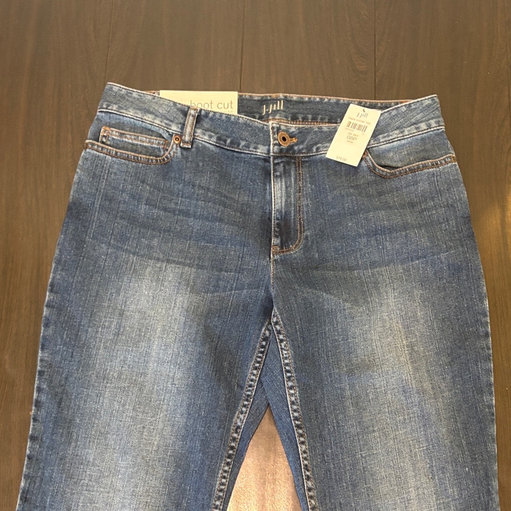 NEW J.Jill Boot Cut Women's Jeans Size 8 Petite - Picture 4 of 7